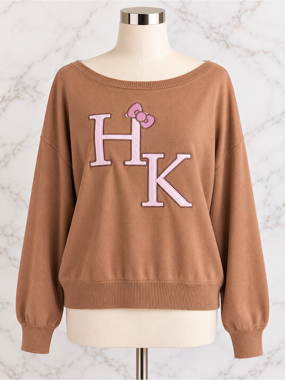 Hello Kitty Top Brown Pullover sweatshirt.